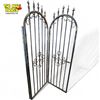 Image 8 : Vintage Large 4x Piece Fabricated Spiked Dome Top Room Divider