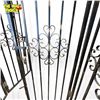 Image 9 : Vintage Large 4x Piece Fabricated Spiked Dome Top Room Divider