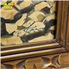 Image 2 : Vintage Artist Signed Original Oil On Canvas Painting - Nude Woman At The Water Scene