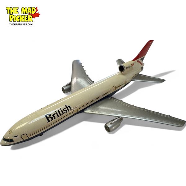 Vintage British Tristar 200 G-BHBR Model Metal Airplane