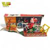 Image 1 : Vintage Santa Claus On Reindeer Sled Tin Litho Battery Operated Toy, In Original Box