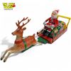 Image 2 : Vintage Santa Claus On Reindeer Sled Tin Litho Battery Operated Toy, In Original Box