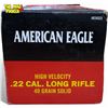 Image 2 : American Eagle .22 cal Long Rifle 40 Grain Open Brick of Ammunition Approx 500 Rounds