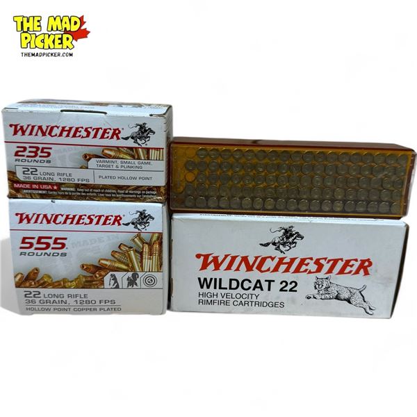 1393x Rounds of .22 Caliber Rifle Ammunition
