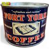 Image 1 : Vintage Hudsons Bay Company Fort York 1 Lb Coffee Tin