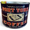 Image 2 : Vintage Hudsons Bay Company Fort York 1 Lb Coffee Tin