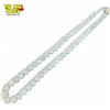 Image 2 : Genuine Jadeite Necklace With .835 Stamped Silver Clasp
