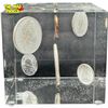 Image 2 : Lucite 1966 Canadian Coin Set (Silver Coins : Dollar, Quarter, Dime)