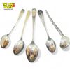Image 2 : 5x Vintage Sterling Silver Spoons - 2x Native Design / 3x Gold Nugget Detail