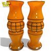 Image 1 : Pair Of Art Deco Loetz Czech Art Glass Vases - Tango Glass