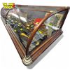 Image 8 : Vintage Dixon Borgeson & Co. Portland Oregon Table Top Glass Curved Display Case