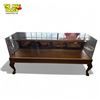 Image 1 : Vintage Mirror Back Bow Legged Lion Footed Display Case