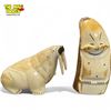 Image 1 : Inuit Carved Walrus and Sperm Whale Tooth