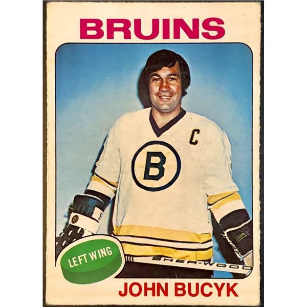 1975-76 NHL O-PEE-CHEE JOHNNY BUCYK (HOF)