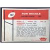 Image 2 : 1960 FLEER NFL RON BEAGLE ROOKIE CARD