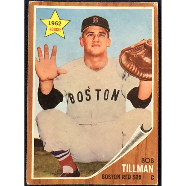 1962 TOPPS BOB TILLMAN ROOKIE CARD