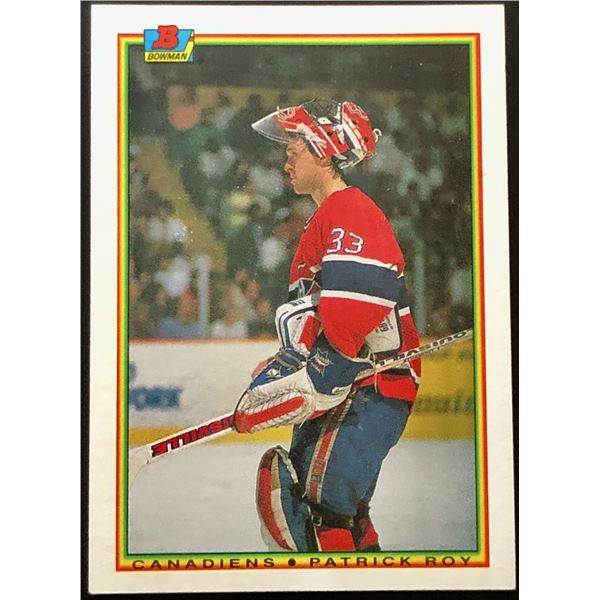 1990-91 BOWMAN PATRICK ROY (HOF)