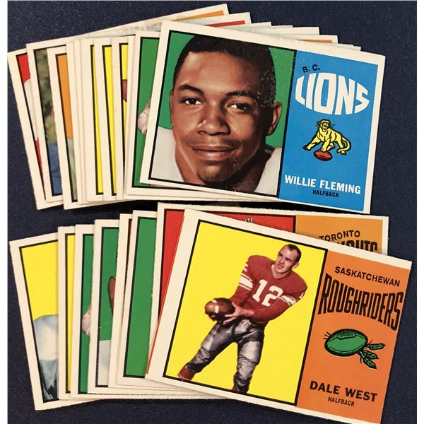 1963 TOPPS CFL COLLECTION - 20 CARDS