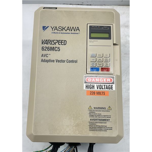 Yaskawa #CIMR-MC5U2011 Varispeed 626MC5 Adaptive Vector Control