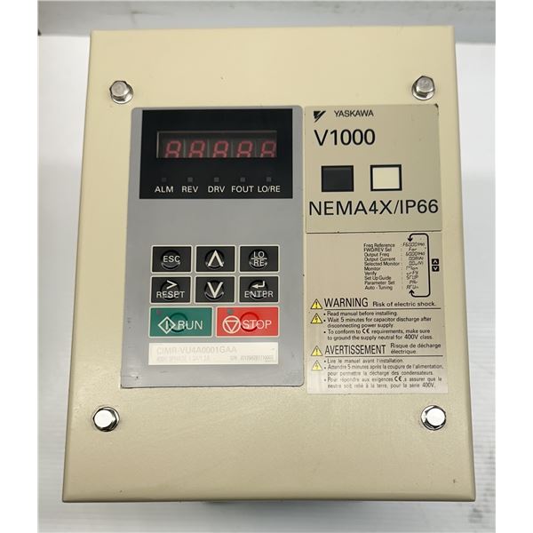 Yaskawa #NEMA4X/IP66 V1000 AC Drive