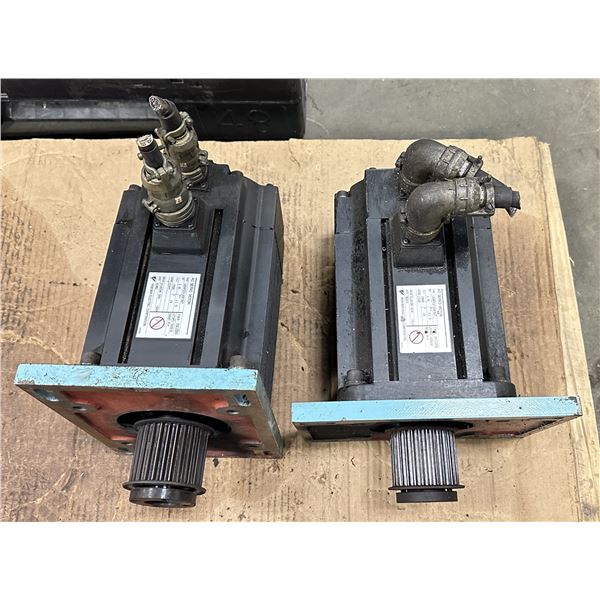 (2) Yaskawa #USAFED-20FB2T AC Servo Motors w/#UTOPI-500UB Encoders