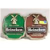 Image 1 : LOT OF 2 HEINEKEN BEER SIGNS