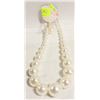 LARGE FASHION BOLD PEARL NECKLACE+MATCHING