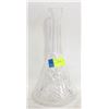 Image 1 : VINTAGE 12" CRYSTAL VASE