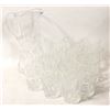Image 1 : CRYSTAL PITCHER & 8 CUPS