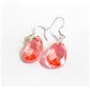 Image 2 : 13) SET OF PEAR SHAPED FACETTED CORAL/PEACH