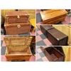 Image 1 : VINTAGE / ANTIQUE BASKETS, TRUNKS & STORAGE ITEMS