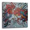 Image 1 : NEW FOWL PLAY ROOSTERS WALL CLOCK 13" X 13"