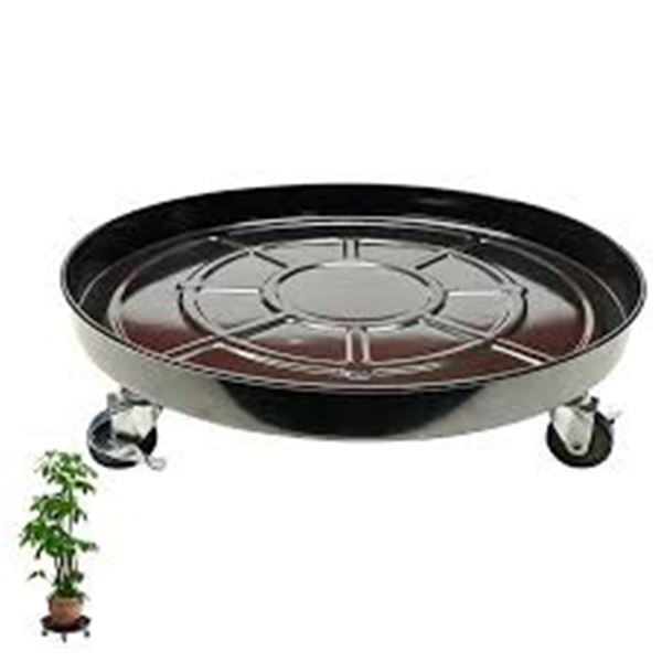 BRAND NEW KAOOLAA 20" 3PK METAL PLANT CADDY WITH