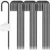 Image 1 : NEW REPACKED 24PK BESITU 16" J HOOK REBAR STAKES