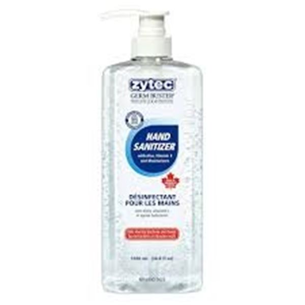 NEW 2 X 1030ML ZYTEC HAND SANITIZER