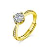 Image 1 : 18KGP STAMPED 1CT GRA CERTIFIED ROUND BRILLIANT