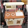 Image 1 : NEW ASSEMBLED CHILDRENS MOCHA KITCHEN