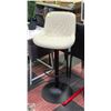 Image 1 : NEW HYDRAULIC LIFT BEIGE LEATHERETTE BAR STOOL