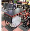 Image 1 : NEW ASSEMBLED CARBON FIBER RED/BLK GAMING DESK
