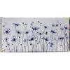 Image 2 : NEW VEAEE FRAMED FLOWERS CANVAS WALL ART 40" X 20"