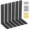 Image 1 : NEW W BOX 6 HOLMORISENT HEAVY DUTY SHELF BRACKETS