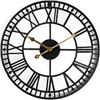 Image 1 : BRAND NEW EVURSUA 24" BLACK CLOCK