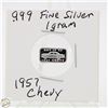Image 1 : #3393- CANADIAN .999 FINE SILVER 1 GRAM TOKEN