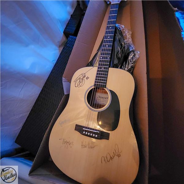 BRETT KISSEL SIGNED ACOUSTIC GUITAR