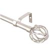 Image 1 : BRAND NEW COQUILLES ADJUSTABLE CURTAIN ROD NICKEL