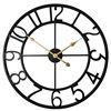 Image 1 : BRAND NEW QUKUOY 60CM BLACK CLOCK