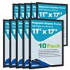 Image 1 : BRAND NEW 10PK VAIIGO MAGNETIC SIGH HOLDER 11X17"