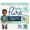 Image 1 : NEW W BOX 58 DIAPERS PURE SIZE 4