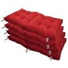 Image 1 : NEW W BOX 4PKKUNSTE INDOOR/OUTDOOR PATIO SEATS RED