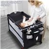 Image 1 : NEW BABY BASSINET 5-IN-1 BEDSIDE BLACK